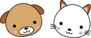 犬・猫のイラスト